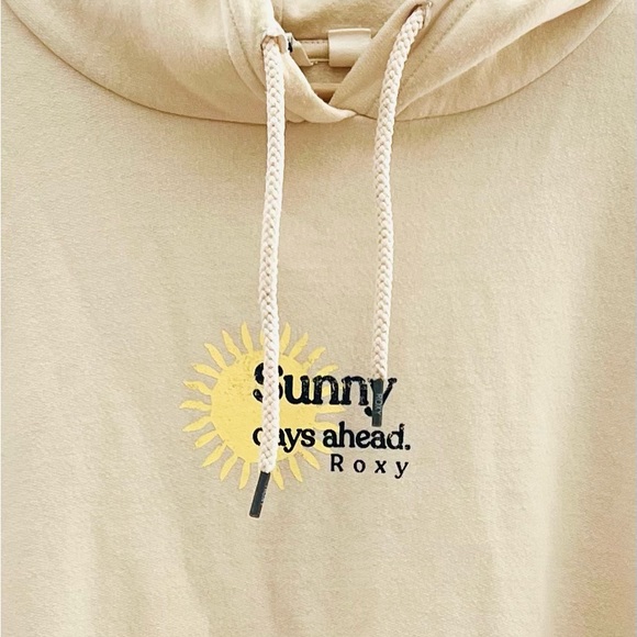 Roxy hooded sweatshirt Suny Day Ahead Pullover size M - Picture 7 of 7
